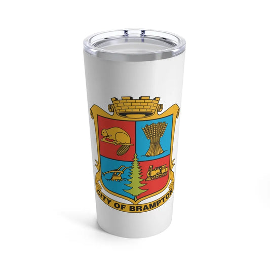 Flag of Brampton Canada - Tumbler 20oz-20oz-Go Mug Yourself