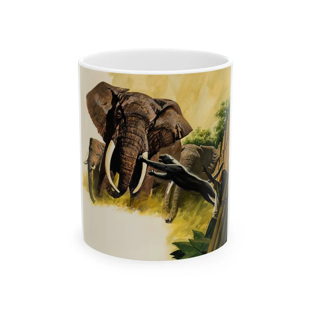 Disney Magazine Illustration (Walt Disney, c. 1970s) - White Coffee Mug-11oz-Go Mug Yourself