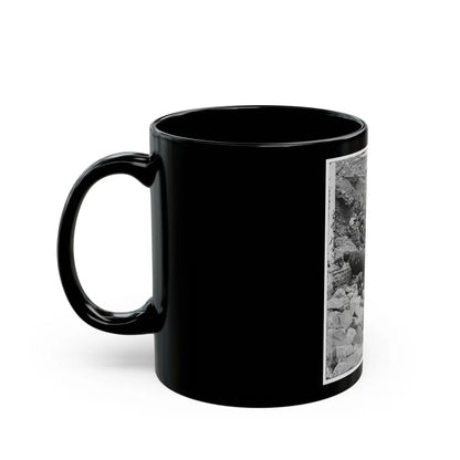 Charleston, S.C. Site Of The Night Attack On Fort Sumter, September 8, 1863 (U.S. Civil War) Black Coffee Mug-Go Mug Yourself