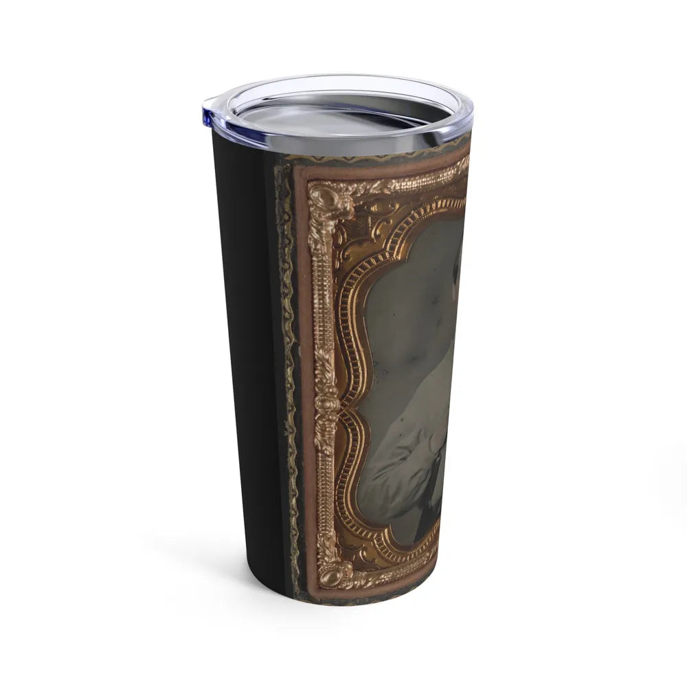 Unidentified Soldier In Confederate Uniform With Gun (U.S. Civil War) Tumbler 20oz-Go Mug Yourself