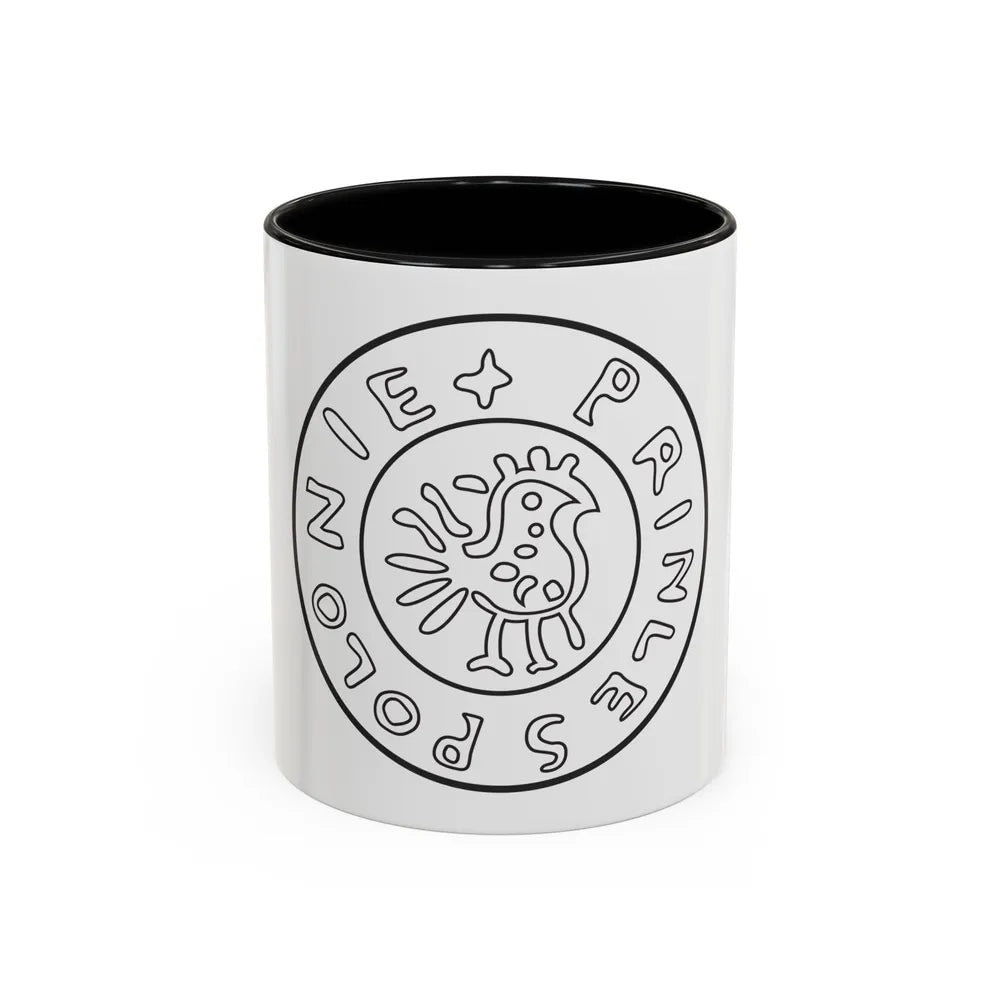 Emblem of Civitas Schinesghe - Accent Coffee Mug-11oz-Black-Go Mug Yourself