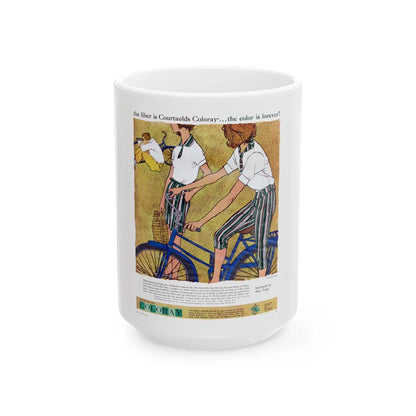 Coloray advertisement, Seventeen magazine, May 1958 - White Coffee Mug-15oz-Go Mug Yourself