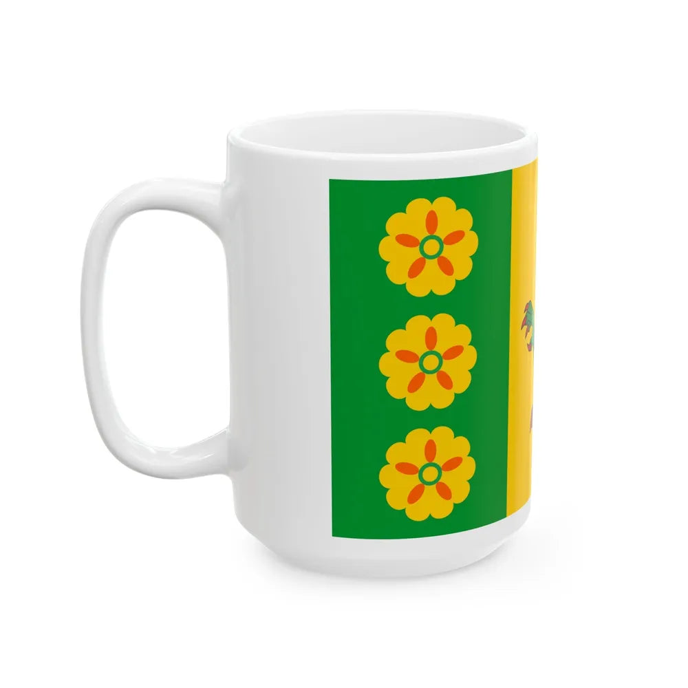 Flag of Evenley UK - White Coffee Mug-Go Mug Yourself