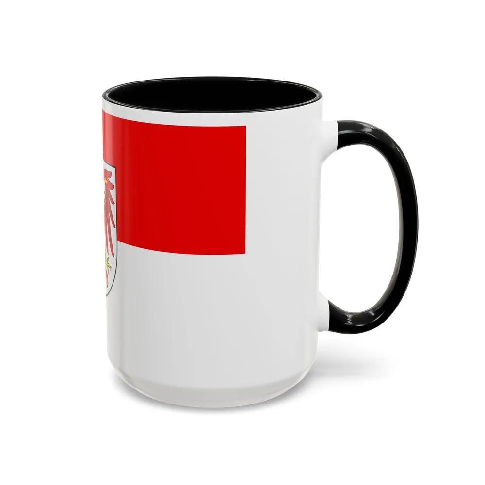 Flag of Brandenburg Germany - Accent Coffee Mug-Go Mug Yourself