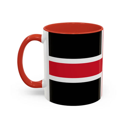 Flag of Durham UK - Accent Coffee Mug-Go Mug Yourself