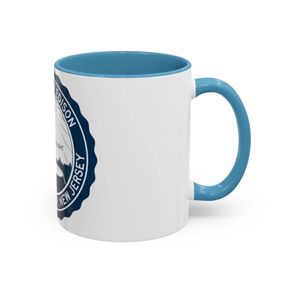 Seal of Edison NJ - Accent Coffee Mug-Go Mug Yourself