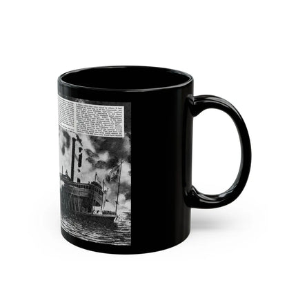 Even The Rats Died, Real Men magazine, December 1958 - Black Coffee Mug-Go Mug Yourself