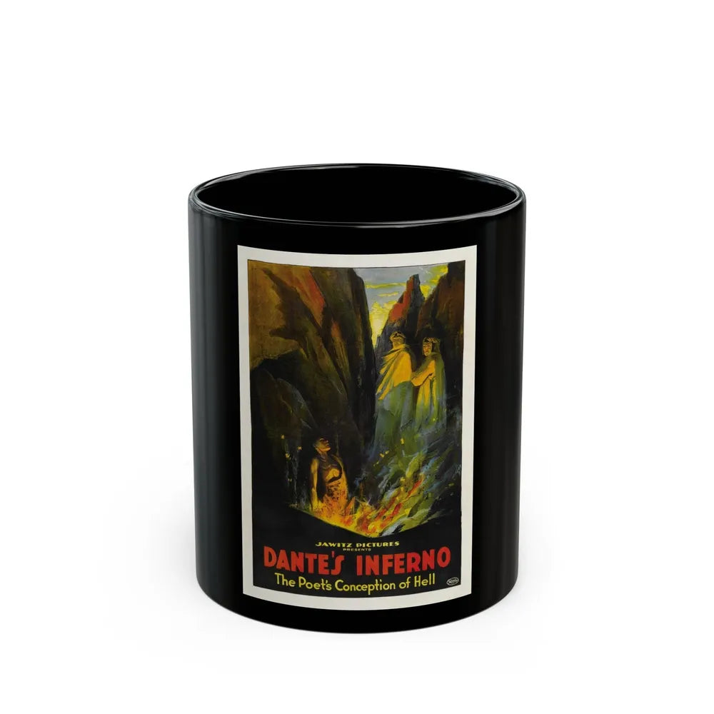 DANTE'S INFERNO (2) 1921 Movie Poster - Black Coffee Mug-11oz-Go Mug Yourself