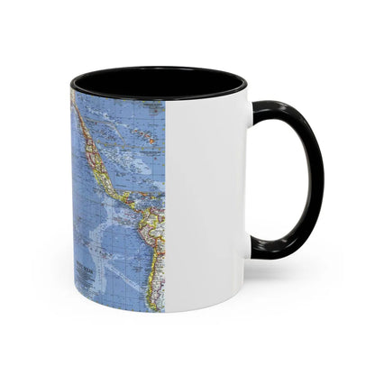 Pacific Ocean (1962) (Map) Accent Coffee Mug-Go Mug Yourself