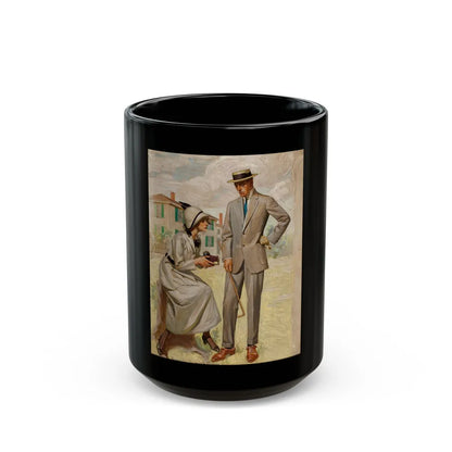 Franklin Pierce's Home - Black Coffee Mug-15oz-Go Mug Yourself