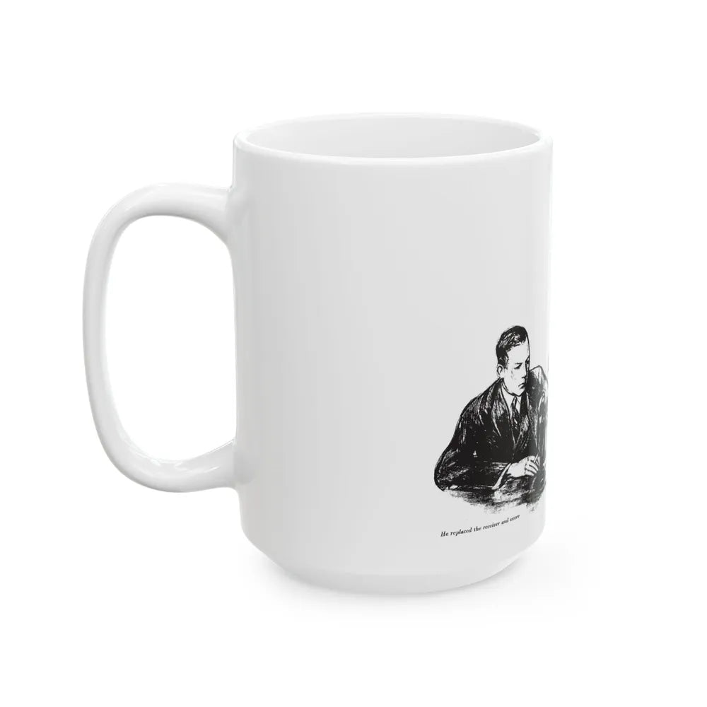 Conscience, Collier's, February 11, 1928 - White Coffee Mug-Go Mug Yourself