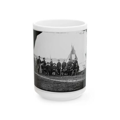 Culpeper, Va. Brig. Gen. Henry Prince Of The 2d Division, 3d Corps, And Staff (U.S. Civil War) White Coffee Mug-15oz-Go Mug Yourself