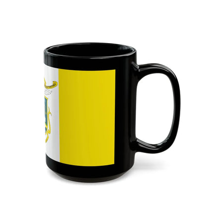 Flag of Yellowknife NWT Canada - Black Coffee Mug-Go Mug Yourself