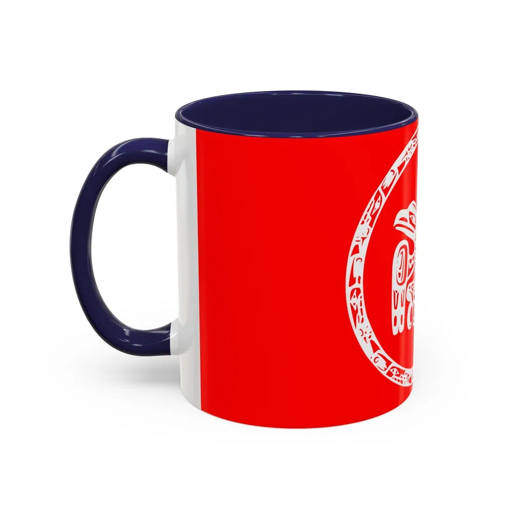 Haida Flag - Accent Coffee Mug-Go Mug Yourself