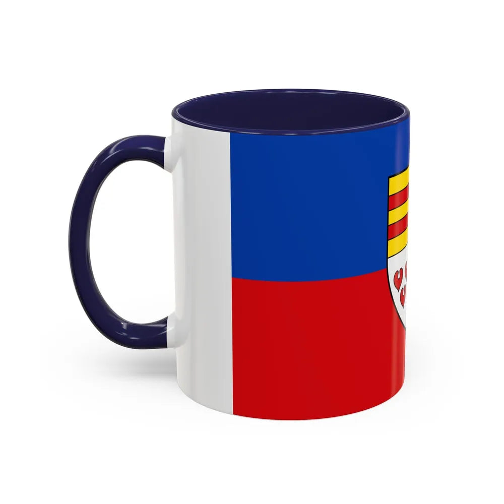 Flag of Cloppenburg Germany - Accent Coffee Mug-Go Mug Yourself