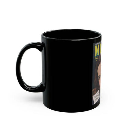 Ella Raines #148 - Mag. Cover (Vintage Female Icon) Black Coffee Mug-Go Mug Yourself