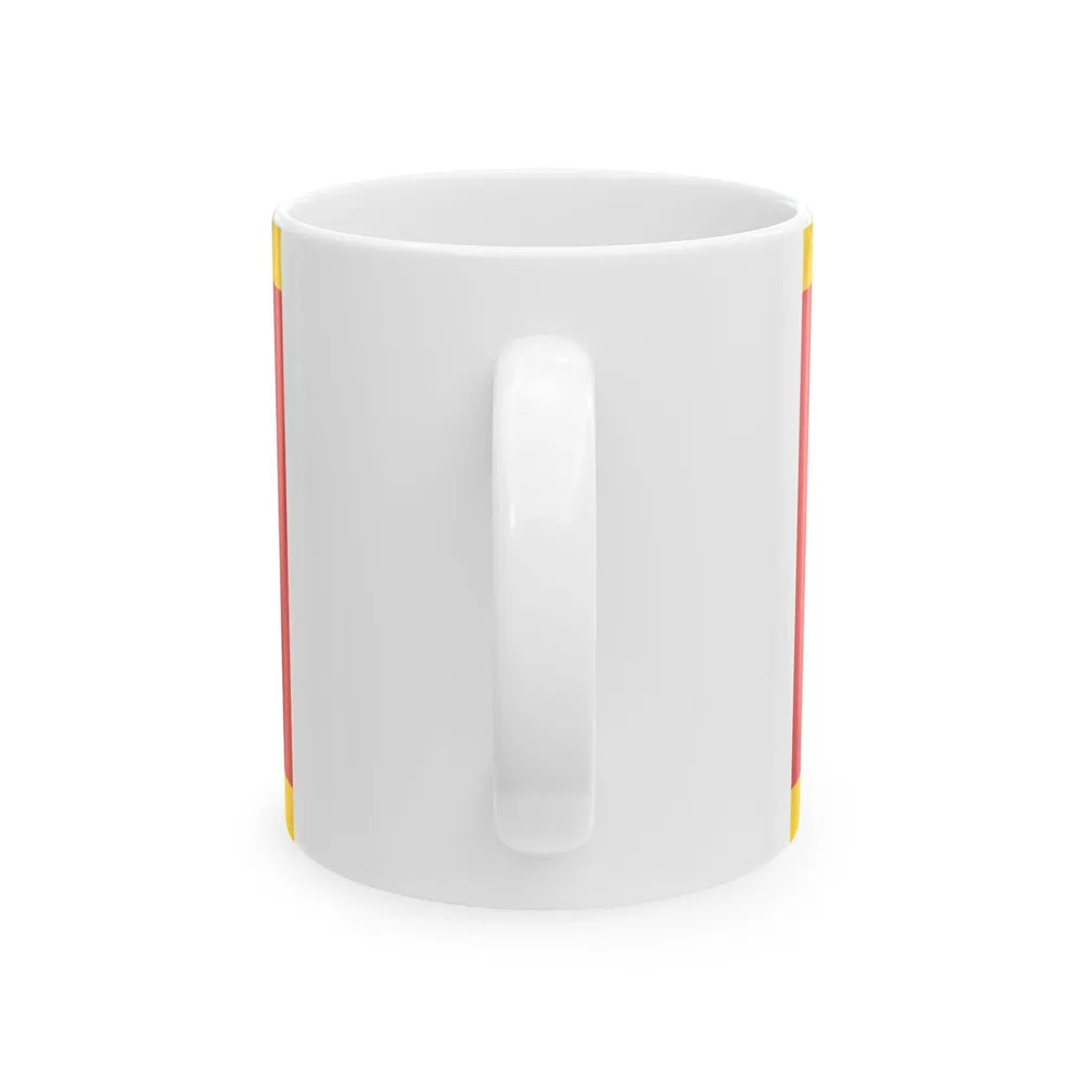 Flag of Kielce Poland - White Coffee Mug-Go Mug Yourself