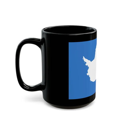 Proposed flag of Antarctica Graham Bartram - Black Coffee Mug-Go Mug Yourself