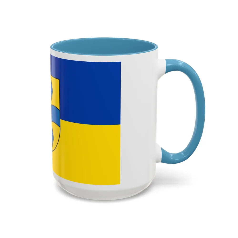 Flag of Enzkreis Germany - Accent Coffee Mug-Go Mug Yourself