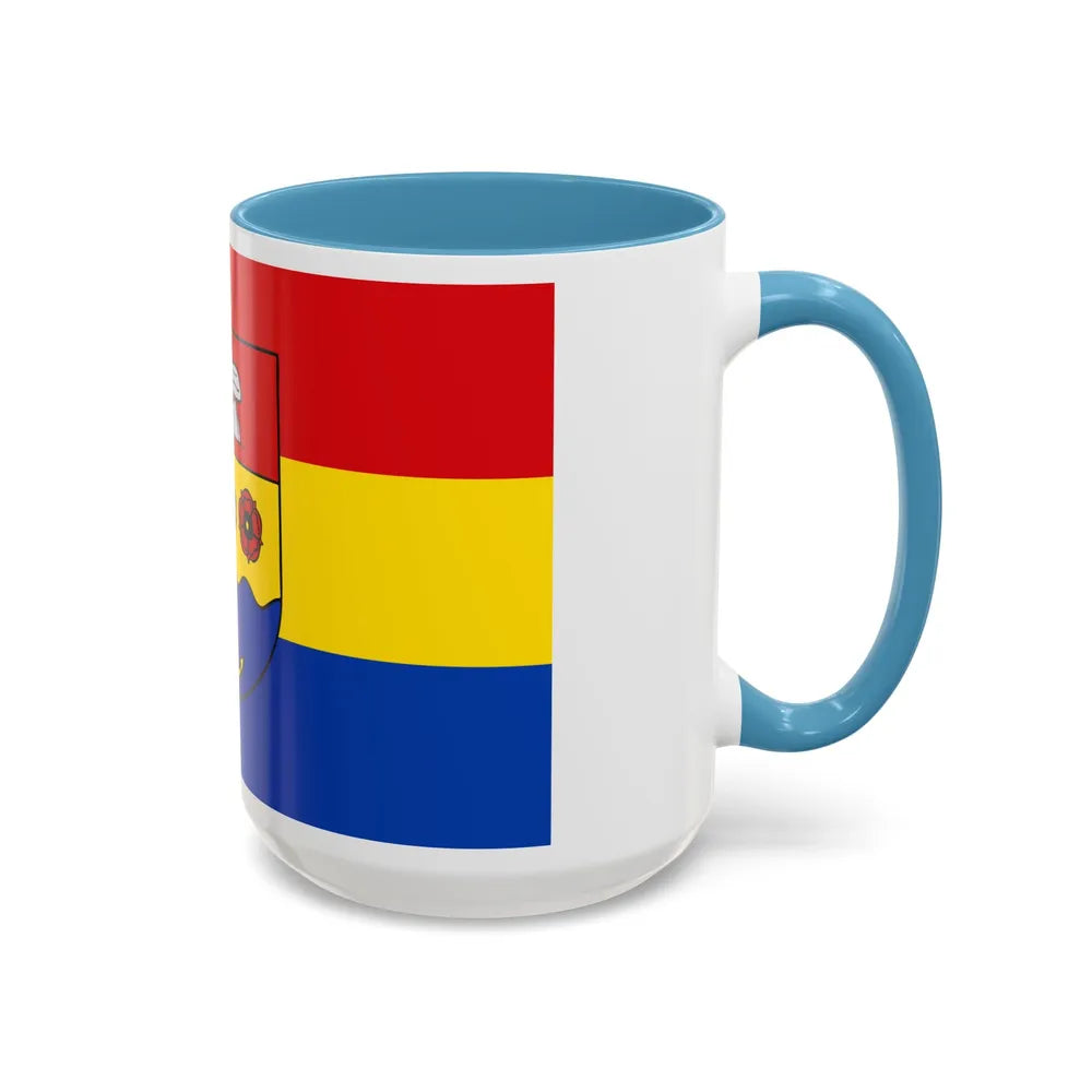 Flag of Emsland Germany - Accent Coffee Mug-Go Mug Yourself