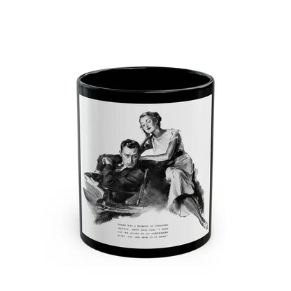 Bridge Widow (1), Ladies' Home Journal, September 1934 - Black Coffee Mug-11oz-Go Mug Yourself