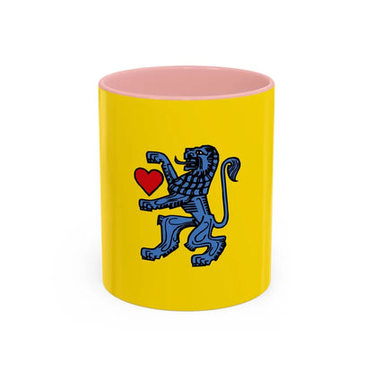 Flag of Celle Germany - Accent Coffee Mug-11oz-Pink-Go Mug Yourself