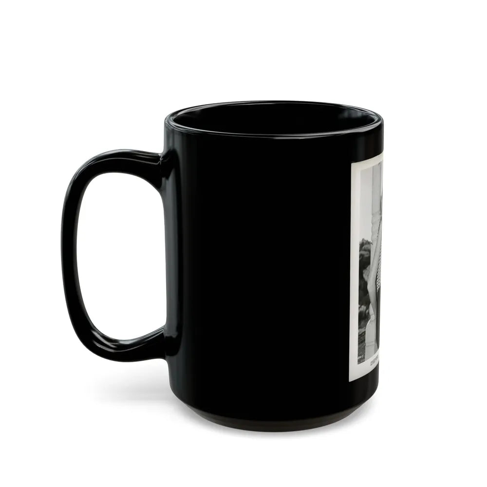 Eve Meyer #57 (Vintage Female Icon) Black Coffee Mug-Go Mug Yourself