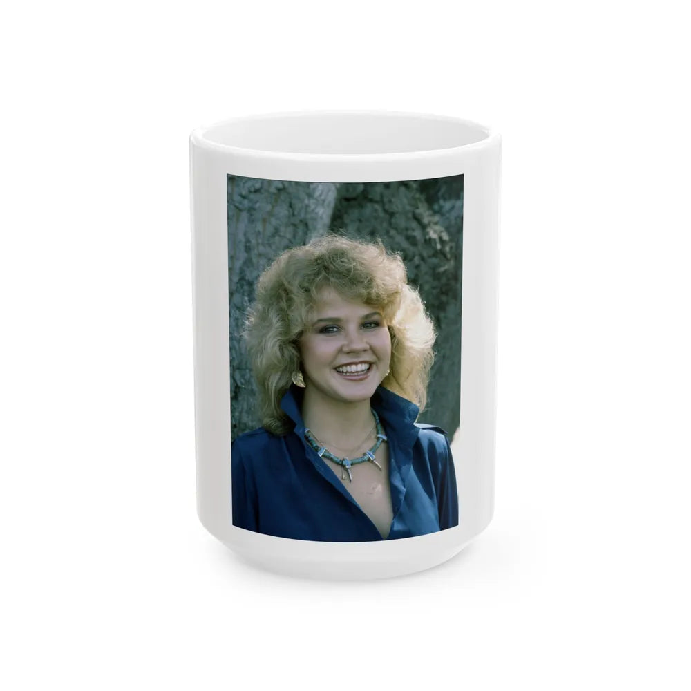 Linda Blair #309 (Vintage Female Icon) White Coffee Mug-15oz-Go Mug Yourself