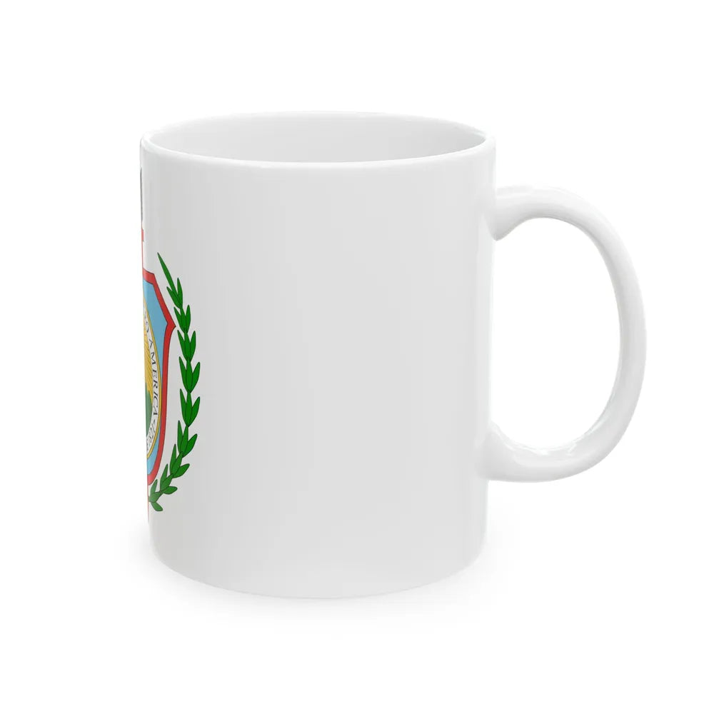 Coat of arms of Guatemala (1843-1851) - White Coffee Mug-Go Mug Yourself