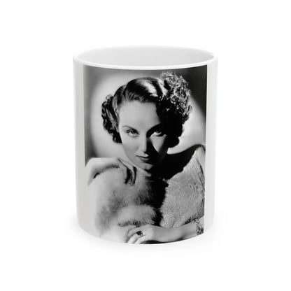 Fay Wray #213 (Vintage Female Icon) White Coffee Mug-11oz-Go Mug Yourself