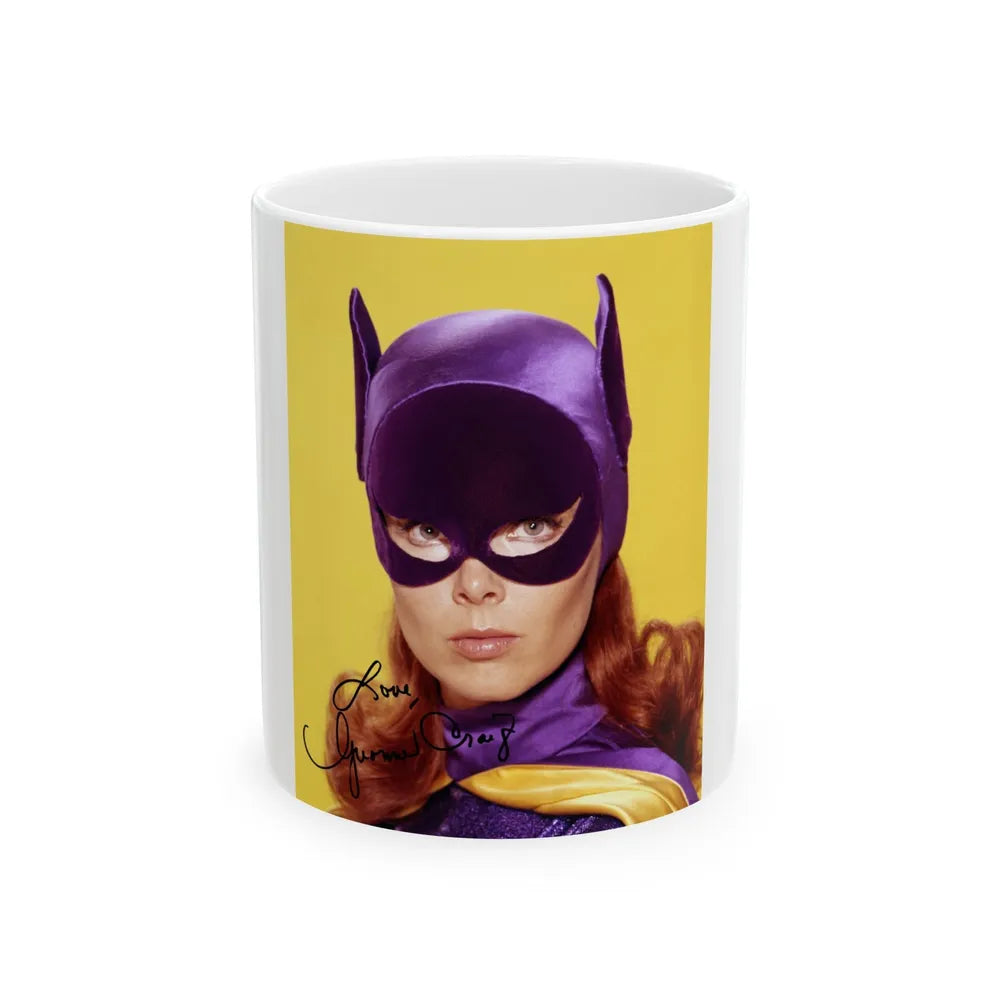 Yvonne Craig #203 - Batgirl Photo (Vintage Female Icon) White Coffee Mug-11oz-Go Mug Yourself