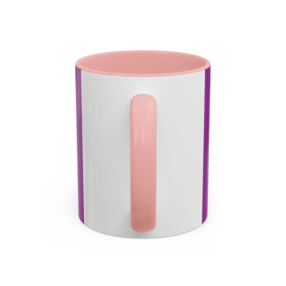 Labrys Lesbian Pride Flag - Accent Coffee Mug-Go Mug Yourself