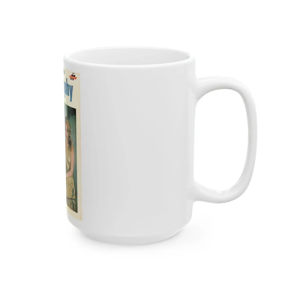 Julie Newmar #207 - Mag. Cover (Vintage Female Icon) White Coffee Mug-Go Mug Yourself