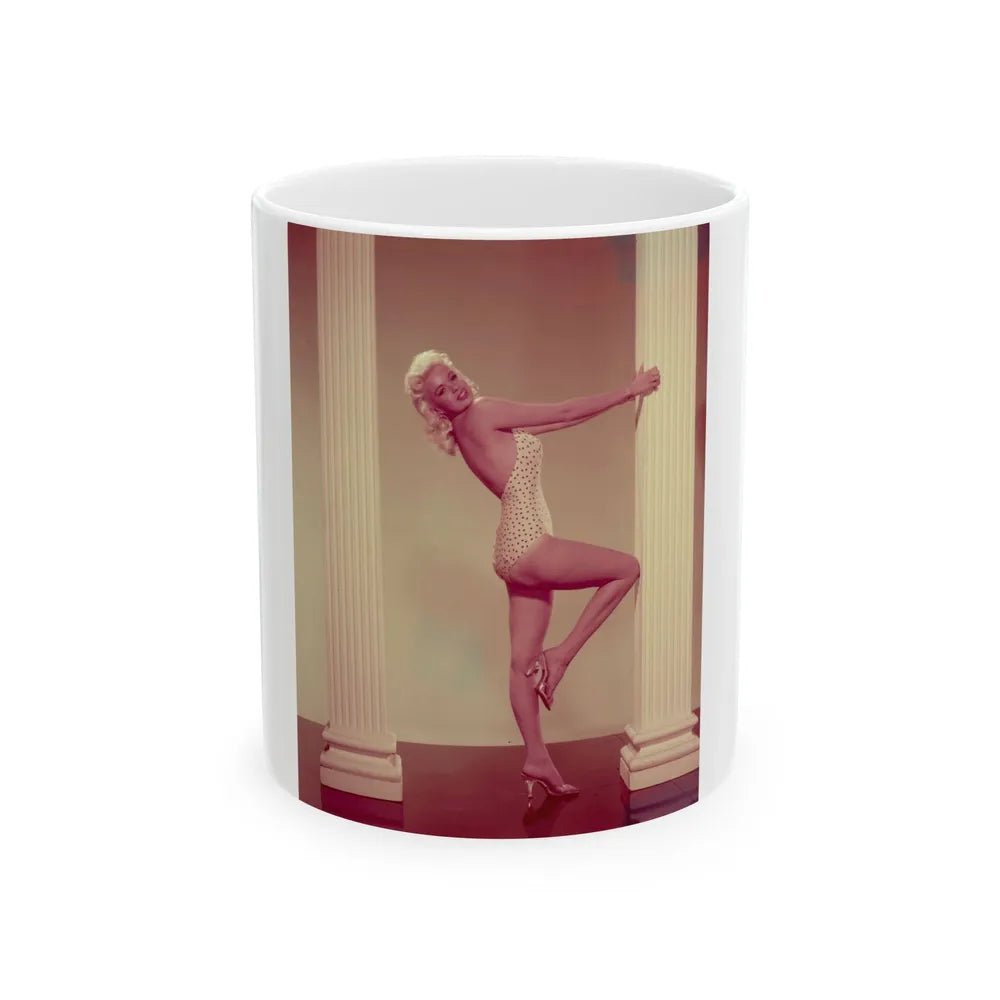 Jayne Mansfield #232 (Vintage Female Icon) White Coffee Mug-11oz-Go Mug Yourself