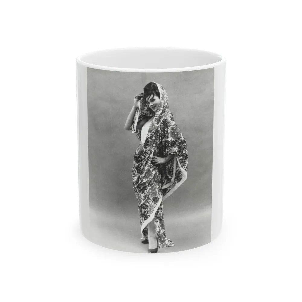 Gila Golan #24 (Vintage Female Icon) White Coffee Mug-11oz-Go Mug Yourself