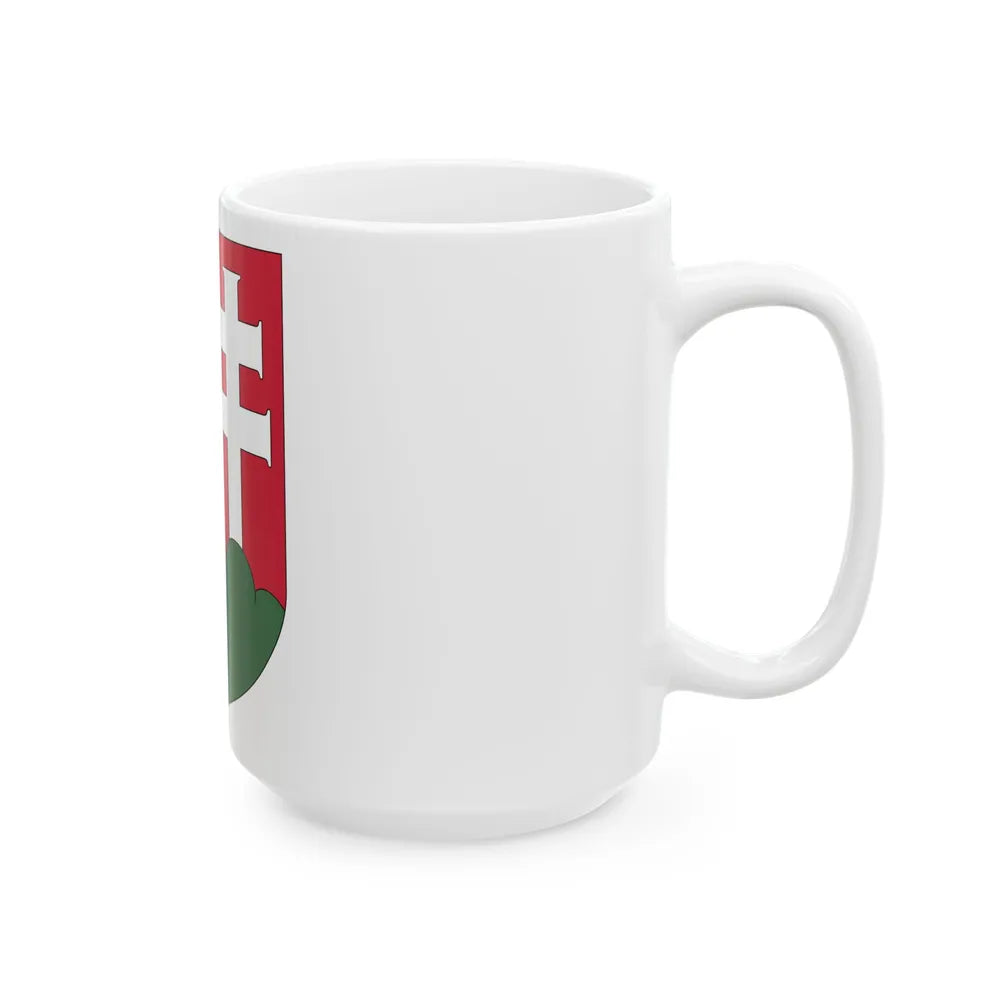 Coat of arms of Hungary (1918-1919) - White Coffee Mug-Go Mug Yourself