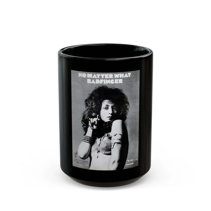 Badfinger 1970 (Music Poster) Black Coffee Mug-15oz-Go Mug Yourself