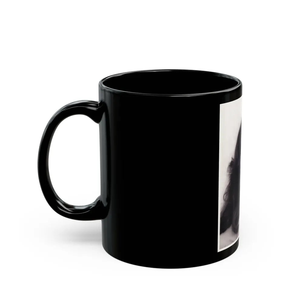 Gila Golan #44 (Vintage Female Icon) Black Coffee Mug-Go Mug Yourself