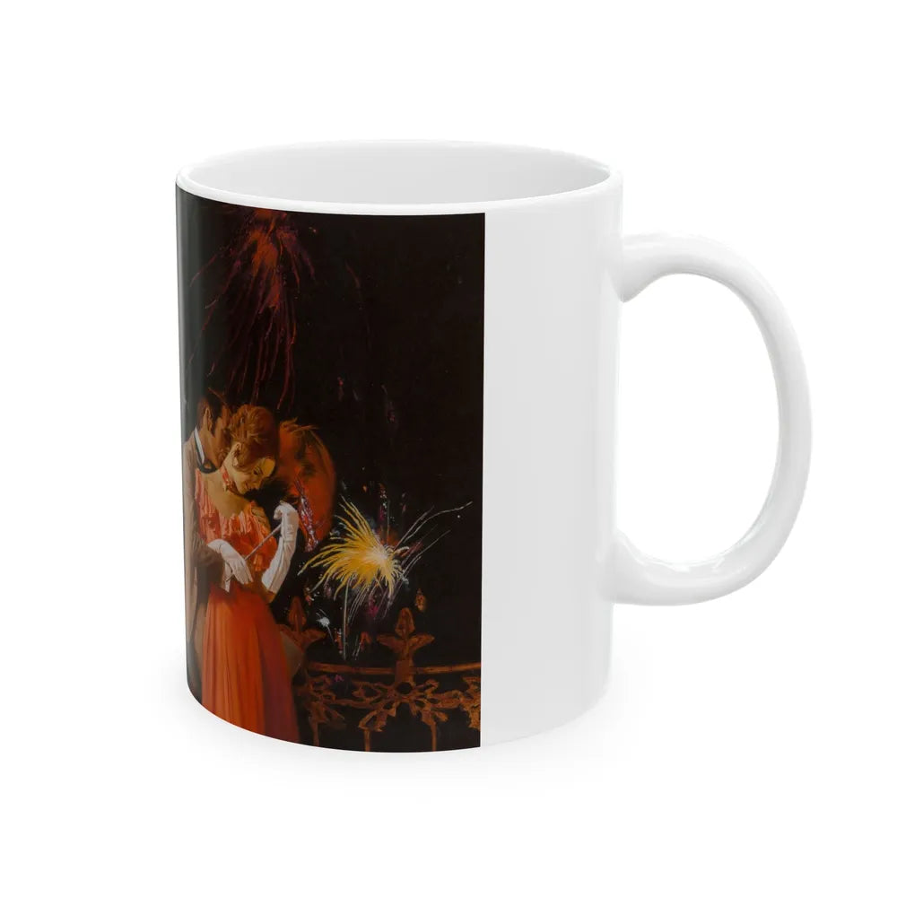 Crescent Carnival - White Coffee Mug-Go Mug Yourself