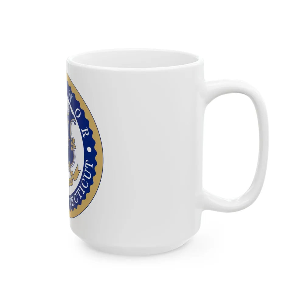 Governor of Connecticut - White Coffee Mug-Go Mug Yourself