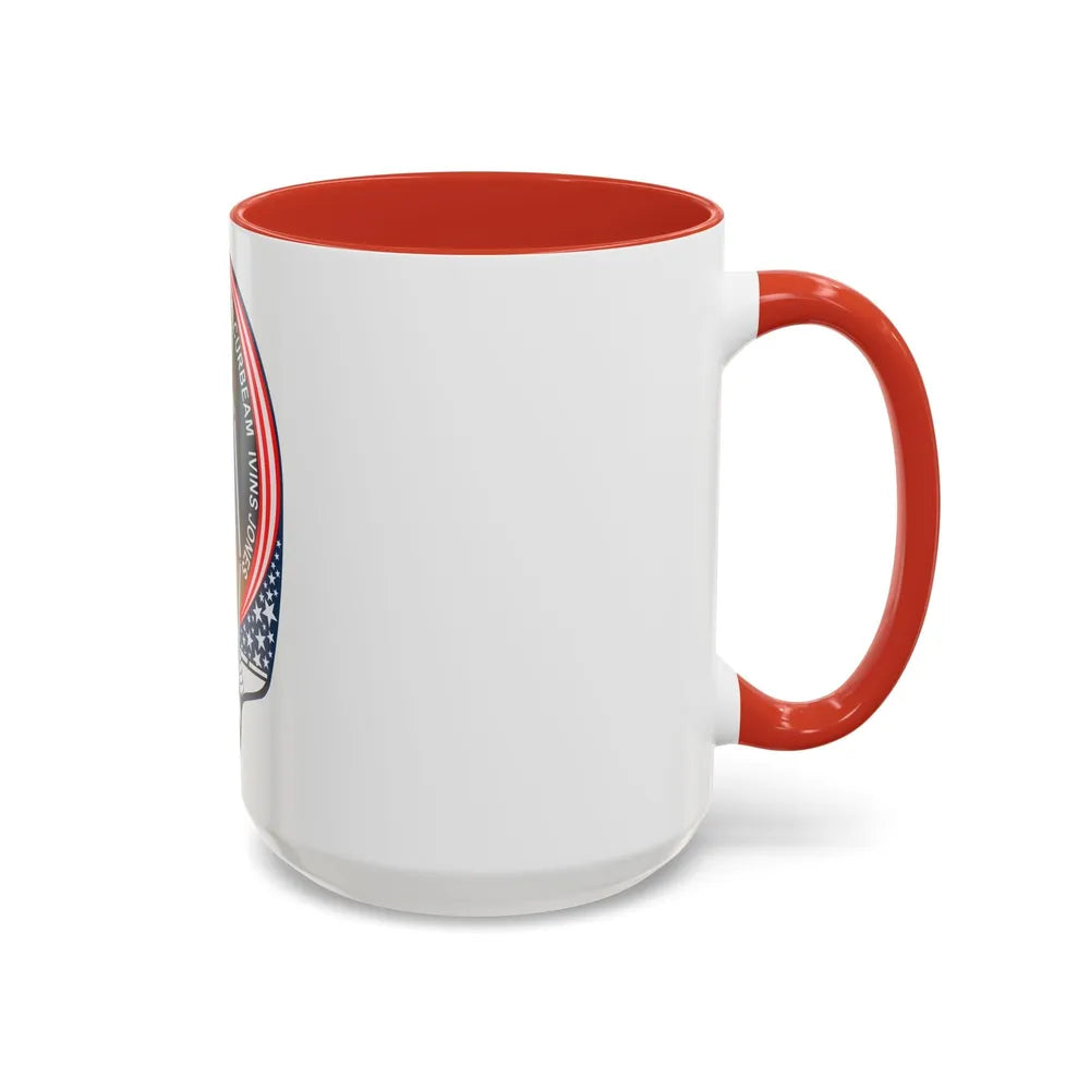 STS 98 (NASA) Accent Coffee Mug-Go Mug Yourself