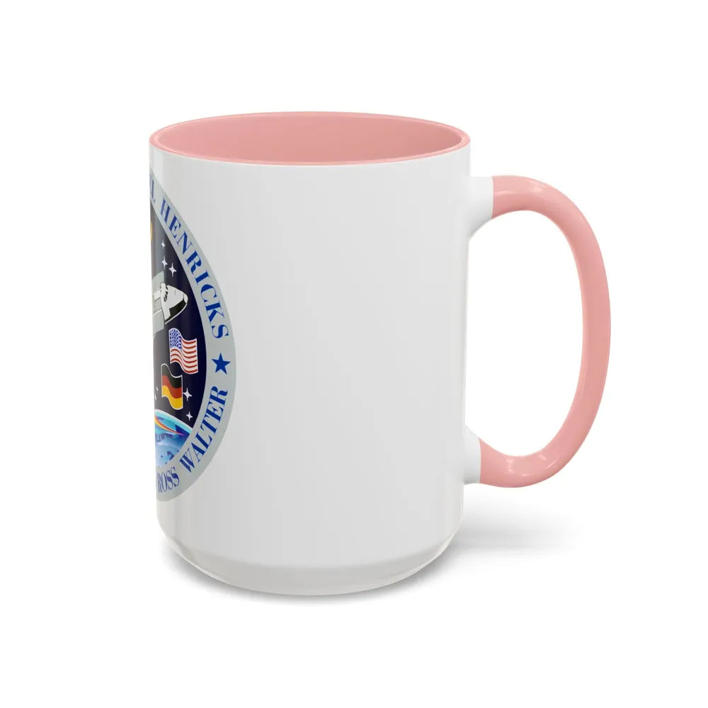 STS 55 (NASA) Accent Coffee Mug-Go Mug Yourself