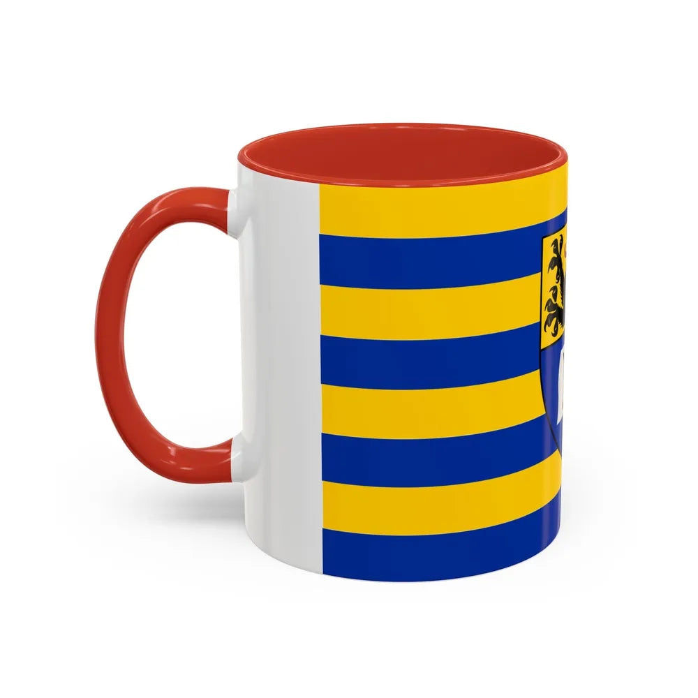 Flag of Dueren Germany - Accent Coffee Mug-Go Mug Yourself