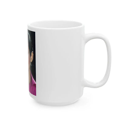 Barbara Carrera #118 (Vintage Female Icon) White Coffee Mug-Go Mug Yourself