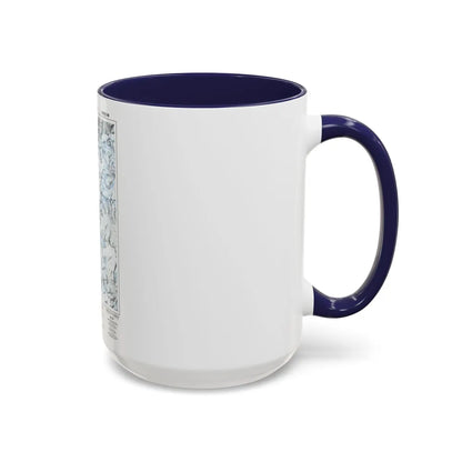 Mount Everest (1988) (Map) Accent Coffee Mug-Go Mug Yourself