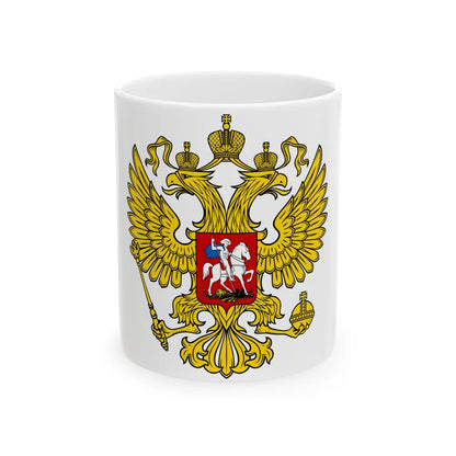 Coat of Arms of the Russian Federation 2 - White Coffee Mug-11oz-Go Mug Yourself