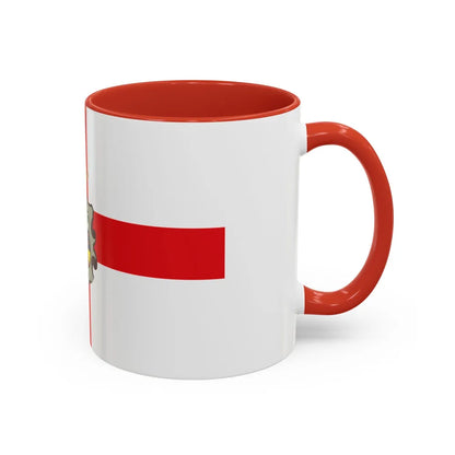 Flag of Huesca Spain - Accent Coffee Mug-Go Mug Yourself