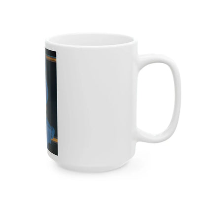 Blue Indigo - White Coffee Mug-Go Mug Yourself