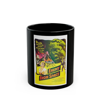 ENEMY FROM SPACE (QUATERMASS 2) 1957 Movie Poster - Black Coffee Mug-11oz-Go Mug Yourself