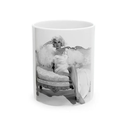 Carroll Baker #65 (Vintage Female Icon) White Coffee Mug-11oz-Go Mug Yourself